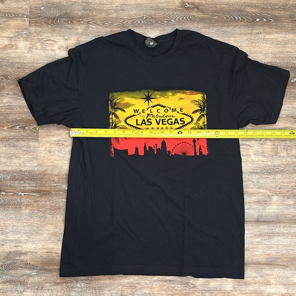 Las Vegas welcome graphic medium short sleeve black men’s t-shirt - Picture 5 of 8